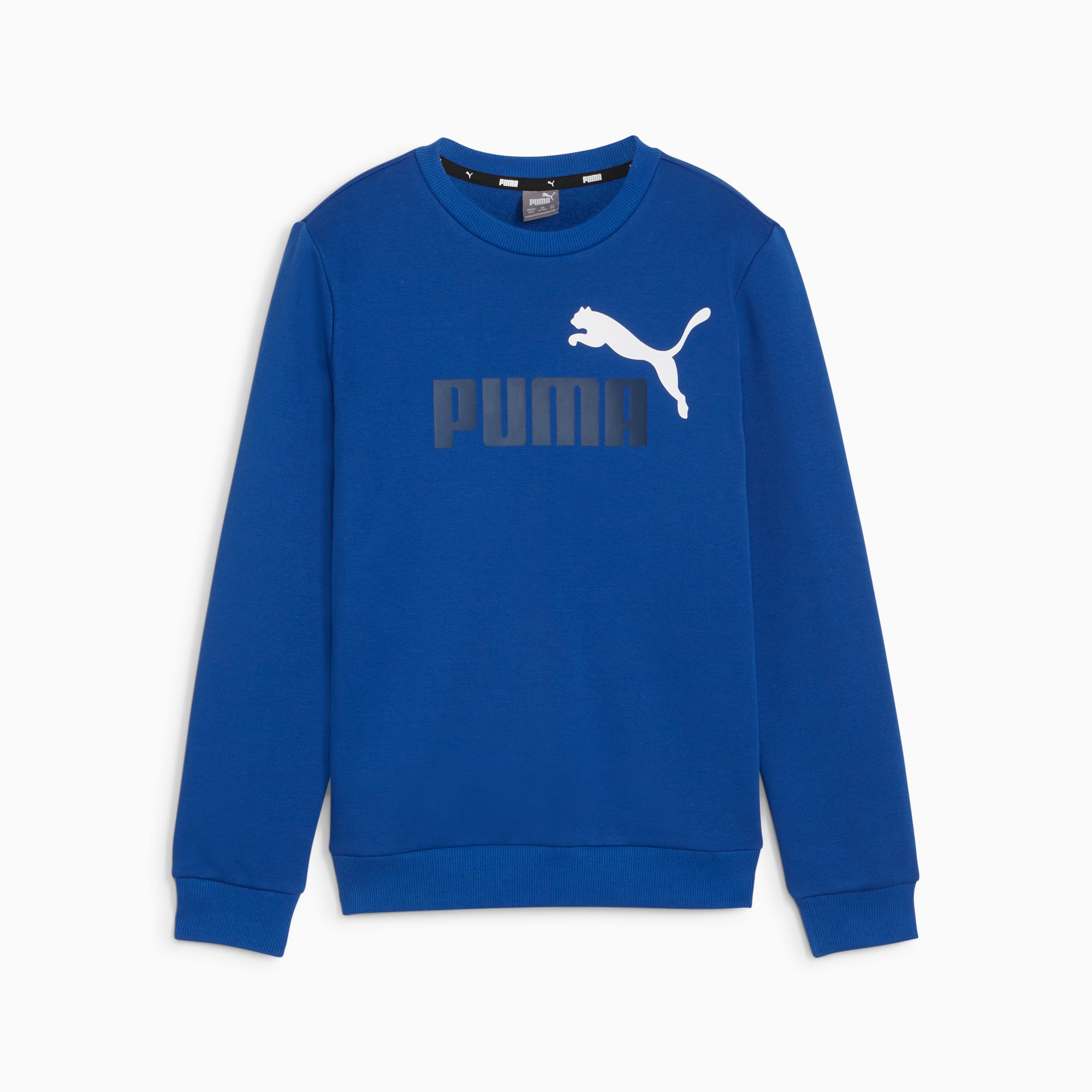 Essentials Two Tone Big Logo Crew Neck Sweater Big Kids